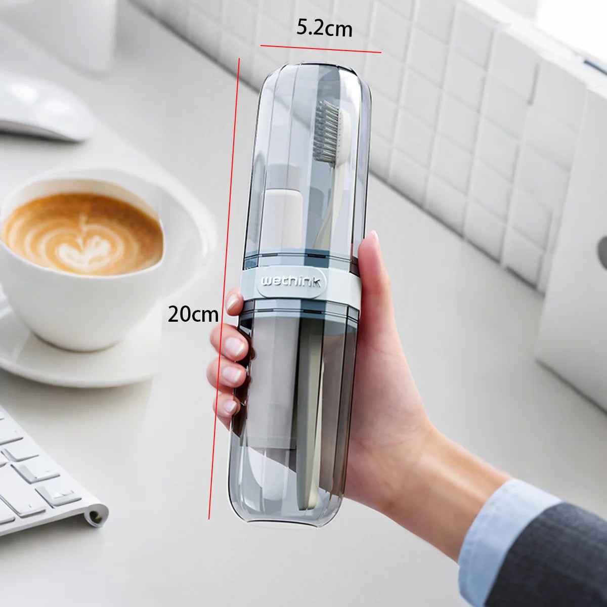 Portable Toothpaste Toothbrush Protect Holder Case Travel Camping Storage Box Protect Toothbrush Toothpaste from Dirt 2030